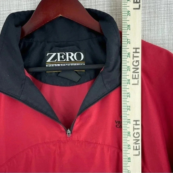 Zero Restriction Mens Size M golf windbreaker *stain 1672 - Picture 4 of 10